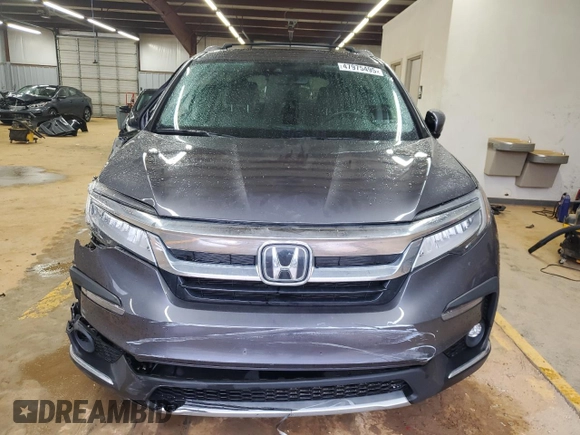 2021 Honda Pilot Elite with VIN 5FNYF6H01MB089206, listed as a Copart auction lot 47975495 with 93,340 mi miles and Salvage Title. Bid and sale history available at DreamBid. Image 5.