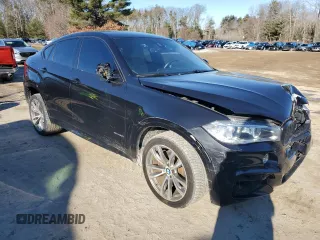 2016 BMW X6 xDrive50i with VIN 5UXKU6C53G0R34489, listed as a Copart auction lot 41862014 with 97,534 mi miles. Bid and sale history available at carsss.com. Image 4.
