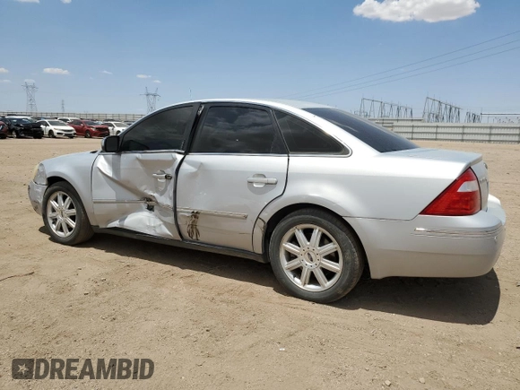 2005 Ford Five Hundred Limited with VIN 1FAHP25135G119502, listed as a Copart auction lot 59969975 with Not provided miles and Salvage title. Bid and sale history available at DreamBid. Image 2.