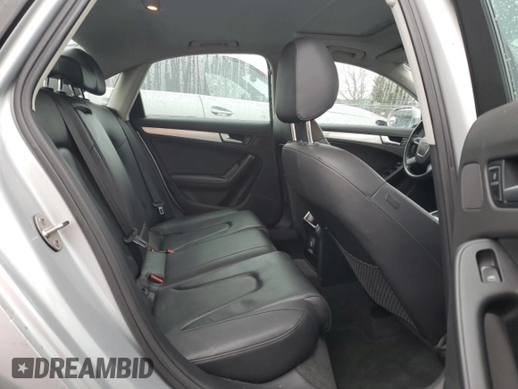 2012 Audi A4 2.0T Premium with VIN WAUAFAFL9CN016874, listed as a Copart auction lot 82851444 with 124,254 mi miles and Salvage Title. Bid and sale history available at carsss.com. Image 10.