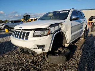 2015 Jeep Grand Cherokee Overland z VIN 1C4RJECG9FC131767, wystawiony jako Copart lot #79311354 z przebiegiem 117 709 mil mil oraz Szkoda całkowita • Salvage title. Historia ofert i sprzedaży dostępna na DreamBid. Obrazek 1.