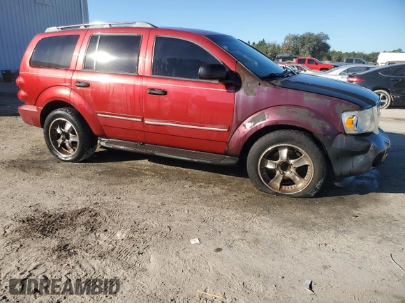 2007 Dodge Durango Limited with VIN 1D8HD58257F561121, listed as a Copart auction lot 81797554 with 198,887 mi miles and Salvage title. Bid and sale history available at DreamBid. Image 4.
