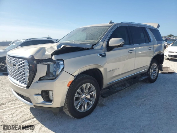 2022 GMC Yukon Denali with VIN 1GKS1DKL1NR170010, listed as a Copart auction lot 83798994 with 24,928 mi miles and Salvage Title. Bid and sale history available at carsss.com. Image 1.