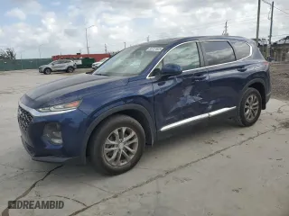 2019 Hyundai Santa Fe SE with VIN 5NMS23AD5KH128369, listed as a Copart auction lot 50727625 with 59,025 mi miles and Salvage Title. Bid and sale history available at carsss.com. Image 1.
