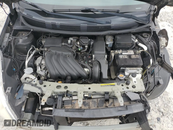 2012 Nissan Versa SV with VIN 3N1CN7AP0CL856430, listed as a Copart auction lot 70993634 with 97,853 mi miles and Salvage Title. Bid and sale history available at carsss.com. Image 11.