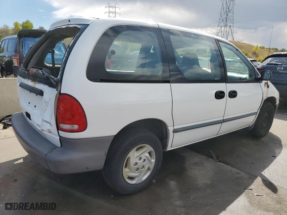 2000 Dodge Caravan with VIN 2B4GP2531YR754662, listed as a Copart auction lot 75336894 with 124,949 mi miles and Salvage Title. Bid and sale history available at carsss.com. Image 3.