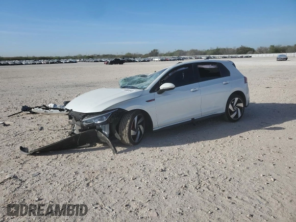2024 Volkswagen Golf GTI S with VIN WVWGA7CD1RW228912, listed as a Copart auction lot 49381845 with 6,063 mi miles and Non Repairable. Bid and sale history available at carsss.com. Image 1.