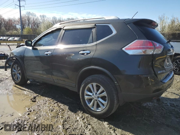 2016 Nissan Rogue SV with VIN KNMAT2MV3GP640461, listed as a Copart auction lot 49015065 with 137,372 mi miles and Salvage Title. Bid and sale history available at carsss.com. Image 2.