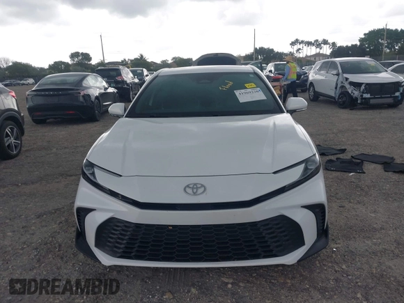 2025 Toyota Camry LE with VIN 4T1DAACK6SU531129, listed as a IAAI auction lot 41969220 with 10,542 mi miles and . Bid and sale history available at DreamBid. Image 12.