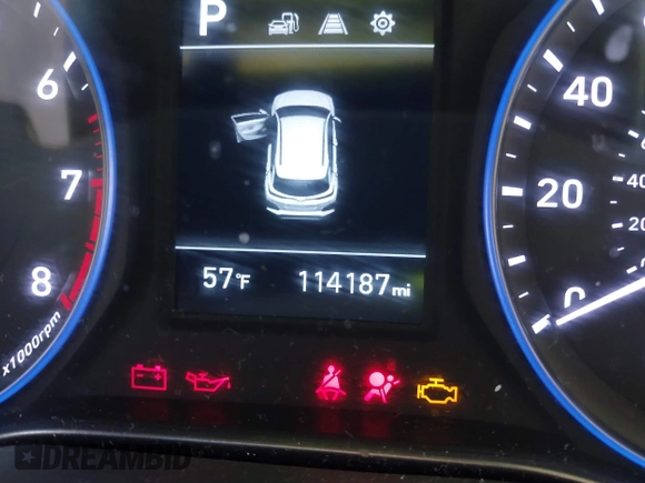 2020 Hyundai Kona SE with VIN KM8K12AA4LU504536, listed as a IAAI auction lot 41423007 with 114,187 mi miles and . Bid and sale history available at carsss.com. Image 16.