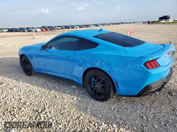 2024 Ford Mustang GT с VIN 1FA6P8CF6R5431405, выставлен на аукционе Copart как лот 64389805 с пробегом 26 094 миль миль и Списание • Salvage title. История ставок и продаж доступна на DreamBid. Изображение 2.