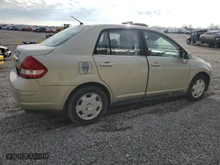 2007 Nissan Versa 1.8 S with VIN 3N1BC11E67L454060, listed as a Copart auction lot 86876104 with 100,485 mi miles and Salvage Title. Bid and sale history available at carsss.com. Image 3.