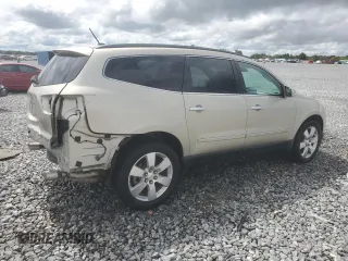 2015 Chevrolet Traverse LTZ z VIN 1GNKRJKD8FJ269524, wystawiony jako Copart lot #56700805 z przebiegiem 110 605 mil mil oraz Szkoda całkowita • Salvage title. Historia ofert i sprzedaży dostępna na DreamBid. Obrazek 3.