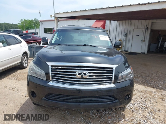 2012 Infiniti QX56 7-passenger with VIN JN8AZ2NEXC9015233, listed as a IAAI auction lot 42228817 with 110,020 mi miles and . Bid and sale history available at DreamBid. Image 12.