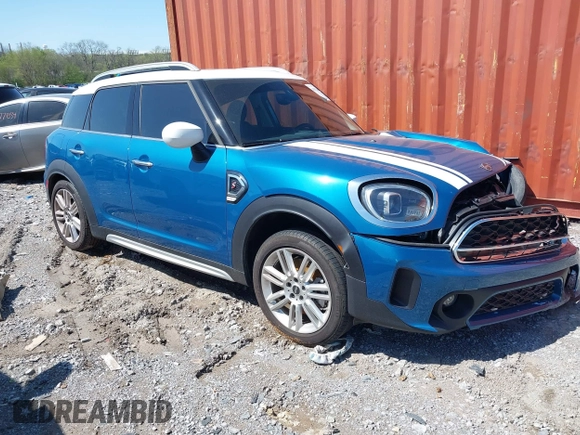 2024 MINI Countryman Cooper S with VIN WMZ53BR06R3S07175, listed as a IAAI auction lot 41974692 with 16,827 mi miles. Bid and sale history available at carsss.com. Image 1.