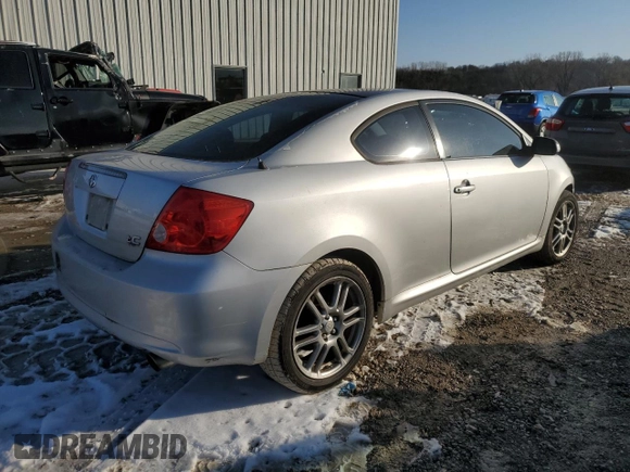 2007 Scion tC Spec with VIN JTKDE177270205026, listed as a Copart auction lot 82774994 with 0 mi miles and Salvage Title. Bid and sale history available at carsss.com. Image 3.