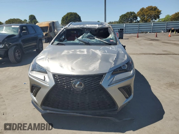 2020 Lexus NX 300 F Sport z VIN JTJSARBZ6L5002443, wystawiony jako Copart lot #45483525 z przebiegiem 50 843 mil mil oraz Nie do naprawy • Non repairable. Historia ofert i sprzedaży dostępna na DreamBid. Obrazek 5.