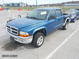 2004 Dodge Dakota SLT with VIN 1D7HG48NX4S585546, listed as a IAAI auction lot 41836690 with 191,735 mi miles. Bid and sale history available at carsss.com. Image 2.