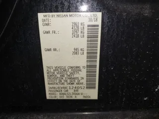 2019 Nissan Altima SR with VIN 1N4BL4CV4KC124052, listed as a IAAI auction lot 41684752 with 102,450 mi miles and . Bid and sale history available at carsss.com. Image 9.