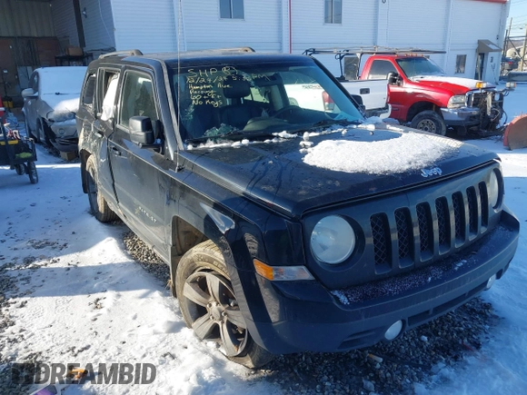 2014 Jeep Patriot Latitude with VIN 1C4NJPFAXED681859, listed as a IAAI auction lot 41271373 with 173,529 mi miles and . Bid and sale history available at DreamBid. Image 1.
