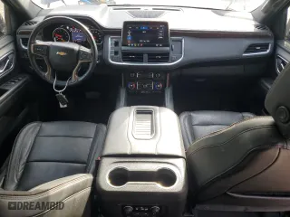 2021 Chevrolet Tahoe High Country with VIN 1GNSKTKL7MR125727, listed as a Copart auction lot 46027445 with 93,348 mi miles and Salvage Title. Bid and sale history available at carsss.com. Image 8.