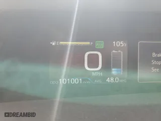 2016 Toyota Prius Two with VIN JTDKBRFU8G3008146, listed as a Copart auction lot 60035684 with 101,001 mi miles and Salvage Title. Bid and sale history available at carsss.com. Image 9.