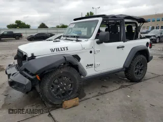 2021 Jeep Wrangler 80th Anniversary with VIN 1C4GJXAN4MW658941, listed as a Copart auction lot 60921405 with 33,948 mi miles and Salvage title. Bid and sale history available at DreamBid. Image 1.