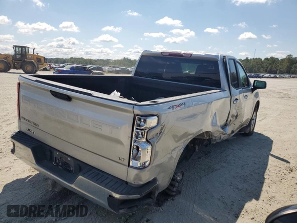 2022 Chevrolet Silverado 1500 LT with VIN 1GCRDDEK1NZ562960, listed as a Copart auction lot 71846004 with 37,123 mi miles and Salvage Title. Bid and sale history available at carsss.com. Image 3.