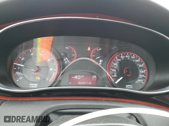 2015 Dodge Dart SXT z VIN 1C3CDFBB3FD369976, wystawiony jako Copart lot #53387705 z przebiegiem 92 801 mil mil oraz Szkoda całkowita • Salvage title. Historia ofert i sprzedaży dostępna na DreamBid. Obrazek 9.
