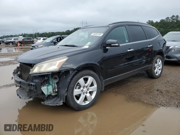 2016 Chevrolet Traverse LT with VIN 1GNKRGKD3GJ284498, listed as a Copart auction lot 56059185 with 134,133 mi miles and Salvage title. Bid and sale history available at DreamBid. Image 1.