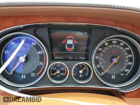 2013 Bentley Continental GT с VIN SCBFU7ZA2DC084722, выставлен на аукционе Copart как лот 50199214 с пробегом 25 225 миль миль и . История ставок и продаж доступна на DreamBid. Изображение 9.
