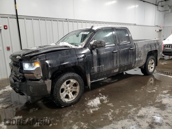 2018 Chevrolet Silverado 1500 LT with VIN 1GCVKRECXJZ337506, listed as a Copart auction lot 44957755 with 110,741 mi miles and Salvage Title. Bid and sale history available at DreamBid. Image 1.