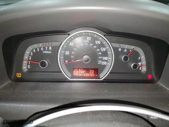 2009 Kia Borrego EX with VIN KNDJH741495035603, listed as a Copart auction lot 84233014 with 108,085 mi miles and Salvage Title. Bid and sale history available at carsss.com. Image 9.