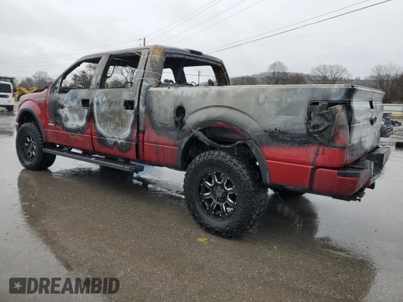 2013 Ford F-150 XL with VIN 1FTFW1ET4DKF58042, listed as a Copart auction lot 45001275 with Not Provided miles and Non Repairable. Bid and sale history available at carsss.com. Image 2.