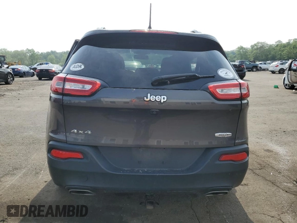 2017 Jeep Cherokee Latitude с VIN 1C4PJMCS9HW657615, выставлен на аукционе Copart как лот 59464265 с пробегом 65 801 миль миль и Списание • Salvage title. История ставок и продаж доступна на DreamBid. Изображение 6.