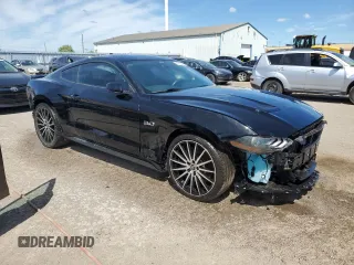 2023 Ford Mustang GT with VIN 1FA6P8CF9P5305892, listed as a Copart auction lot 57672435 with 45,065 mi miles and Salvage title. Bid and sale history available at DreamBid. Image 4.