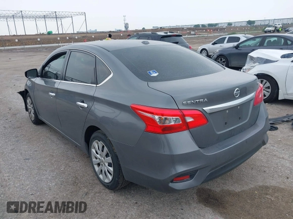 2017 Nissan Sentra SV with VIN 3N1AB7AP8HL707187, listed as a IAAI auction lot 42263874 with 74,124 mi miles and . Bid and sale history available at DreamBid. Image 3.