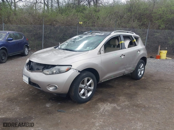 2010 Nissan Murano LE with VIN JN8AZ1MW0AW126778, listed as a IAAI auction lot 41911025 with 147,566 mi miles. Bid and sale history available at carsss.com. Image 2.
