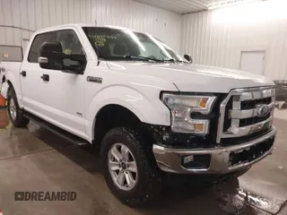 2017 Ford F-150 XL with VIN 1FTEW1EP2HKC26704, listed as a IAAI auction lot 41570389 with 134,740 mi miles. Bid and sale history available at carsss.com. Image 1.