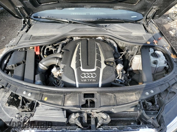 2016 Audi A8 with VIN WAUK3AFD8GN008759, listed as a Copart auction lot 81256324 with 86,244 mi miles and Salvage title. Bid and sale history available at DreamBid. Image 11.