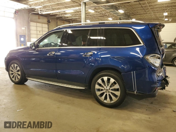 2017 Mercedes-Benz GLS 450 with VIN 4JGDF6EE7HA976883, listed as a Copart auction lot 50027235 with 133,304 mi miles and Salvage Title. Bid and sale history available at DreamBid. Image 2.