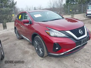 2021 Nissan Murano SV with VIN 5N1AZ2BS0MC123169, listed as a IAAI auction lot 41936067 with 30,339 mi miles and . Bid and sale history available at DreamBid. Image 1.