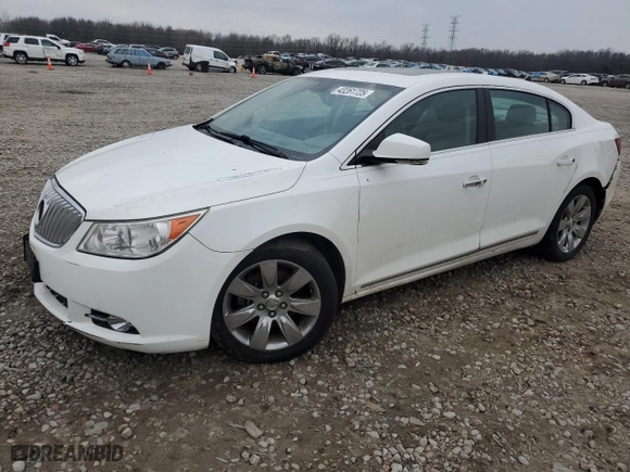 2011 Buick LaCrosse CXS with VIN 1G4GE5ED8BF341537, listed as a Copart auction lot 43261725 with 166,382 mi miles and Salvage Title. Bid and sale history available at carsss.com. Image 1.