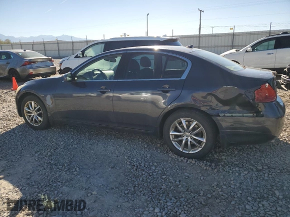 2008 Infiniti G35 x with VIN JNKBV61F98M251196, listed as a Copart auction lot 76762034 with 189,193 mi miles and Salvage Title. Bid and sale history available at DreamBid. Image 2.