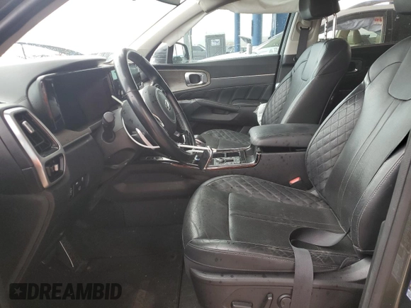 2021 Kia Sorento SX Prestige X-Line with VIN 5XYRKDLF7MG029066, listed as a Copart auction lot 51809045 with 47,000 mi miles and Salvage Title. Bid and sale history available at carsss.com. Image 7.