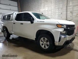 2019 Chevrolet Silverado 1500 Work Truck with VIN 1GCRYAEH9KZ215489, listed as a Copart auction lot 88718005 with 156,848 mi miles and Salvage Title. Bid and sale history available at carsss.com. Image 4.