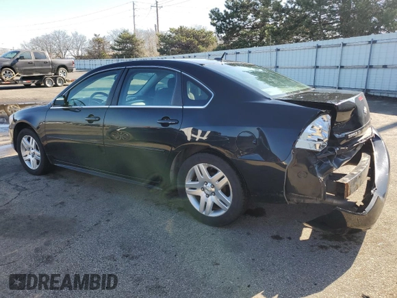 2013 Chevrolet Impala LT with VIN 2G1WG5E39D1101479, listed as a Copart auction lot 50338075 with 136,968 mi miles and Clean Title. Bid and sale history available at DreamBid. Image 2.