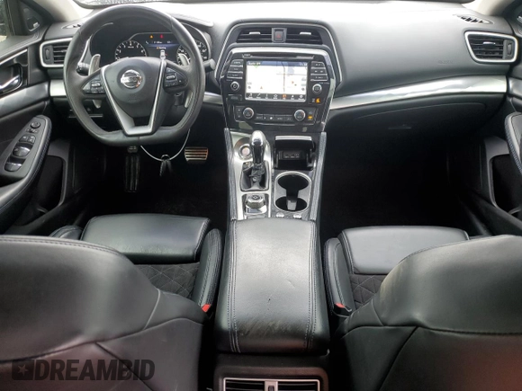 2017 Nissan Maxima S with VIN 1N4AA6AP0HC457374, listed as a Copart auction lot 43526645 with 114,752 mi miles and Salvage Title. Bid and sale history available at DreamBid. Image 8.