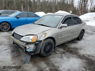 2003 Honda Civic LX with VIN 2HGES16683H923295, listed as a Copart auction lot 47406275 with 154,327 mi miles and Clean Title. Bid and sale history available at carsss.com. Image 1.