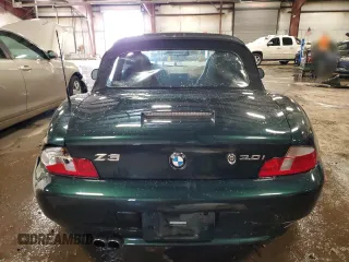 2001 BMW Z3 3.0i with VIN WBACN53451LJ58731, listed as a Copart auction lot 86268494 with 59,355 mi miles and Clean Title. Bid and sale history available at carsss.com. Image 6.